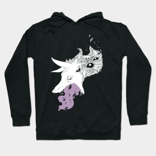 Wild Wolf Creature With Stars And Eyes Hoodie